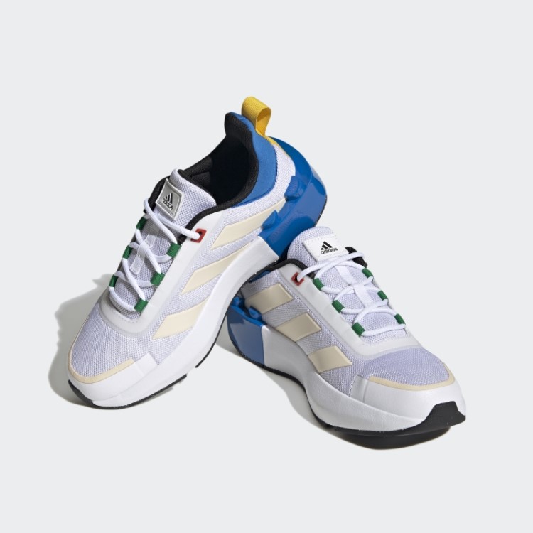 Sapatos Brancos Adidas X Lego Tech Rnr Quentes