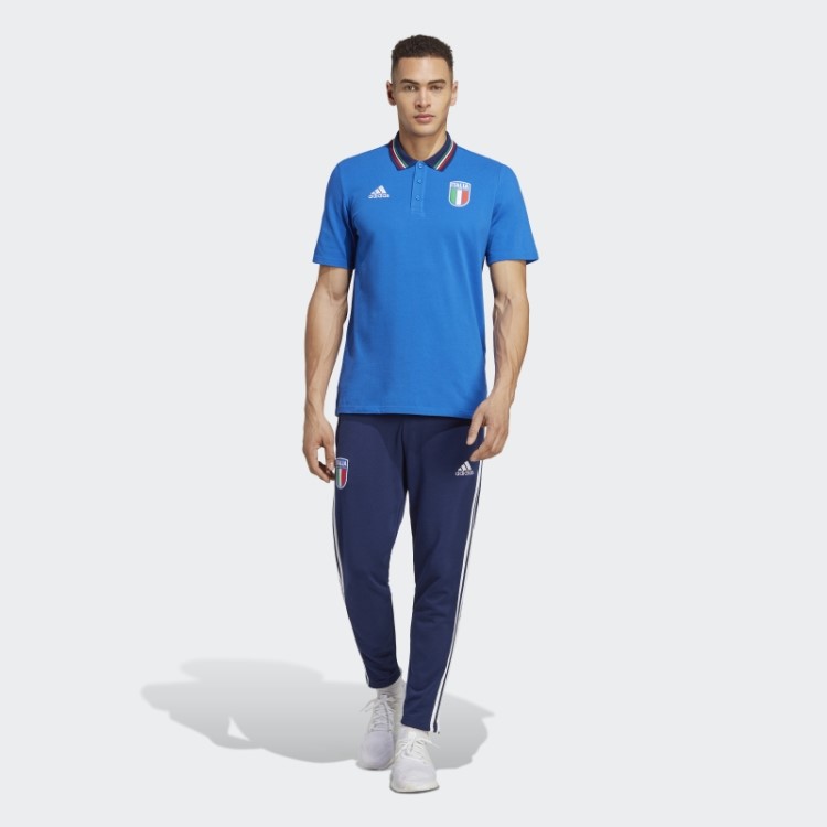 Camisa Polo Italiana Azul Adidas