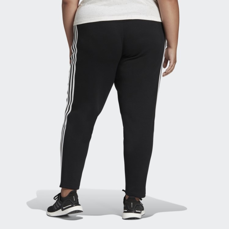 Calça Skinny Com As Três Listras Da Adidas Sportswear Future Icons (tamanho Grande) Preta