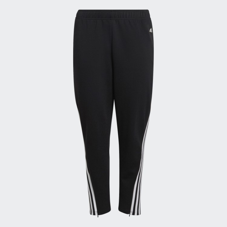 Calça Skinny Com As Três Listras Da Adidas Sportswear Future Icons (tamanho Grande) Preta