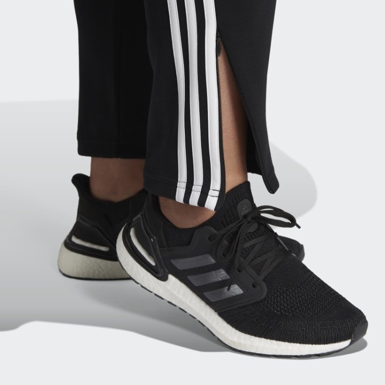 Calça Skinny Com As Três Listras Da Adidas Sportswear Future Icons (tamanho Grande) Preta