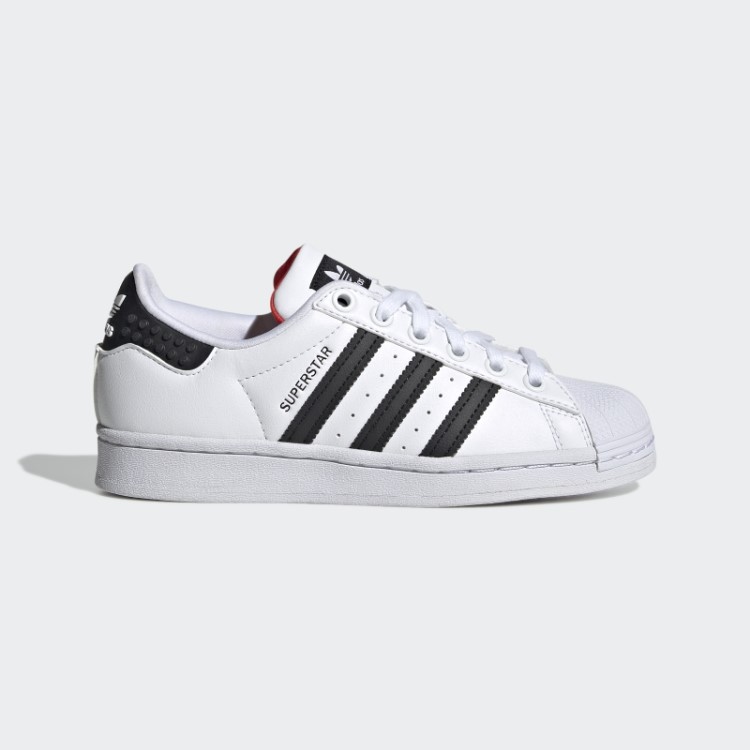 Sapatos Brancos Da Moda Adidas X Lego Superstar
