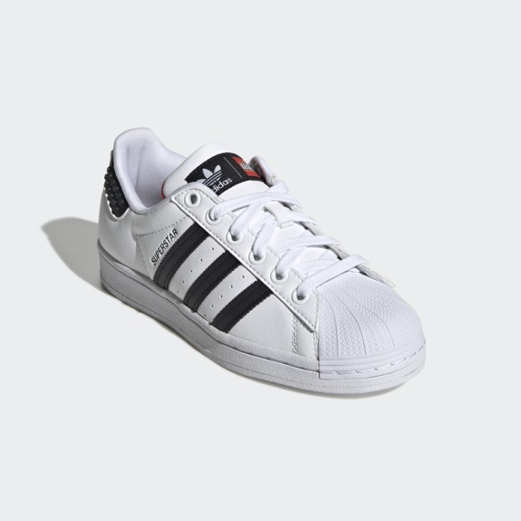 Sapatos Brancos Da Moda Adidas X Lego Superstar