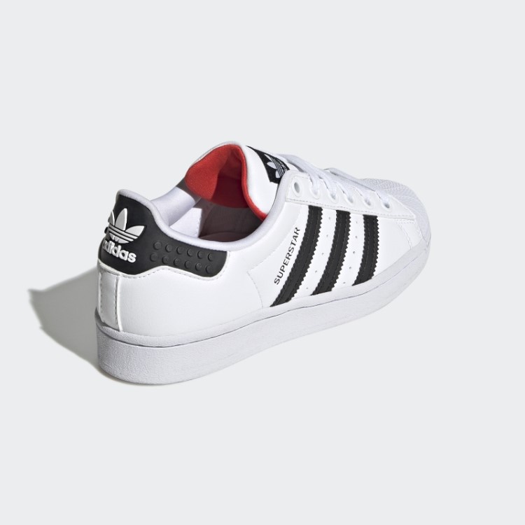 Sapatos Brancos Da Moda Adidas X Lego Superstar