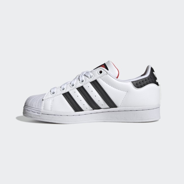 Sapatos Brancos Da Moda Adidas X Lego Superstar