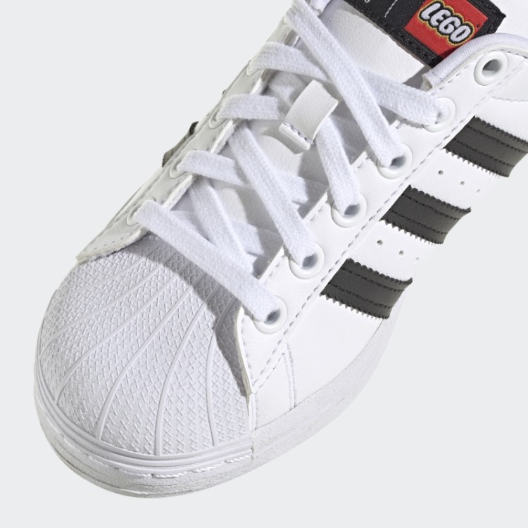 Sapatos Brancos Da Moda Adidas X Lego Superstar