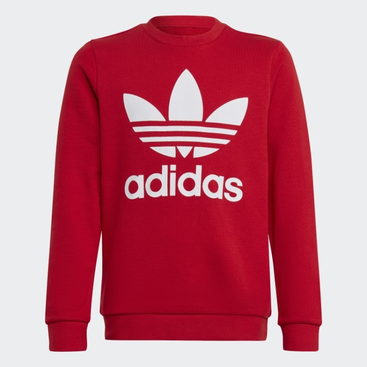 Moletom Trifoil Crew Escarlate Adidas
