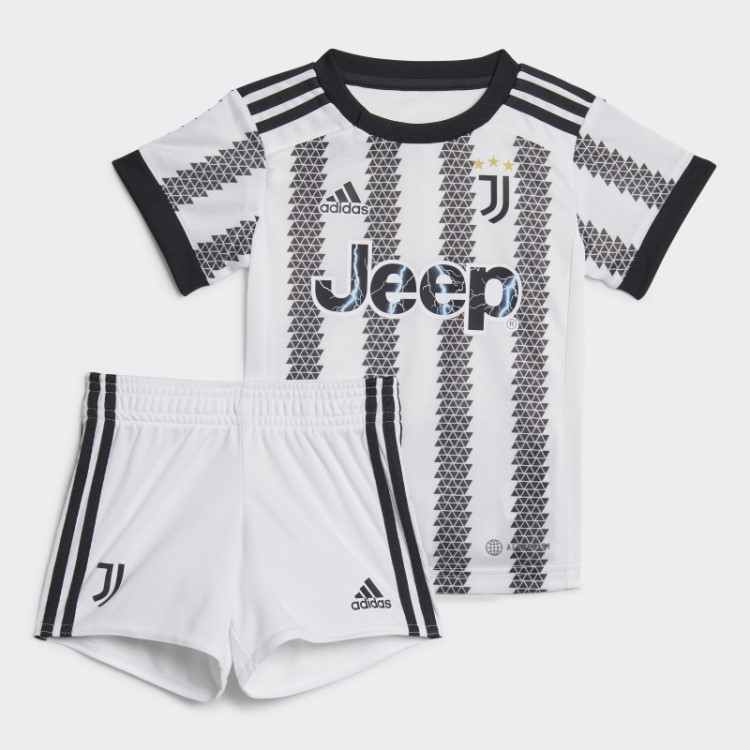 Kit De Bebê Casa Branca Adidas Juventus 22/23