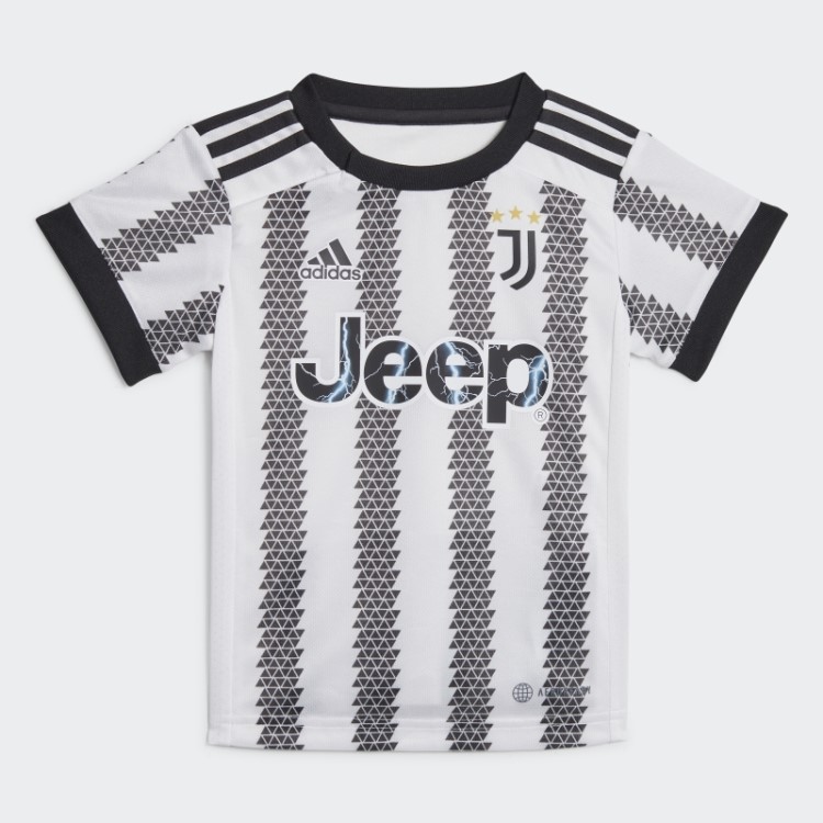 Kit De Bebê Casa Branca Adidas Juventus 22/23