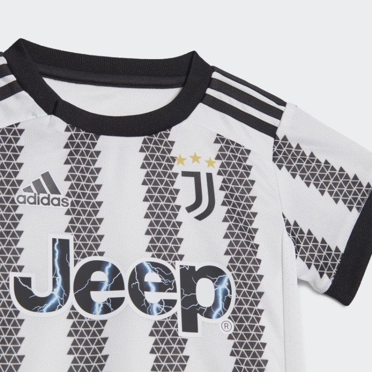 Kit De Bebê Casa Branca Adidas Juventus 22/23