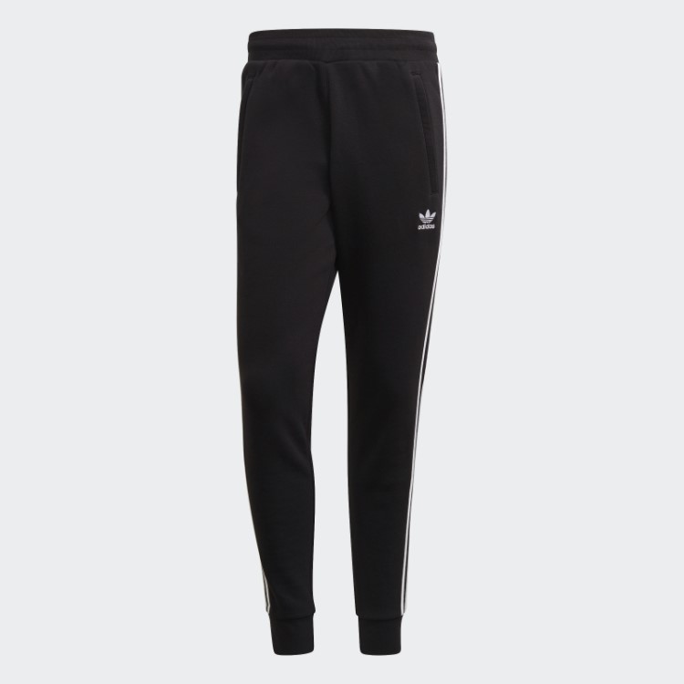 Calça Preta Adicolor Classics Com As 3 Listras Adidas