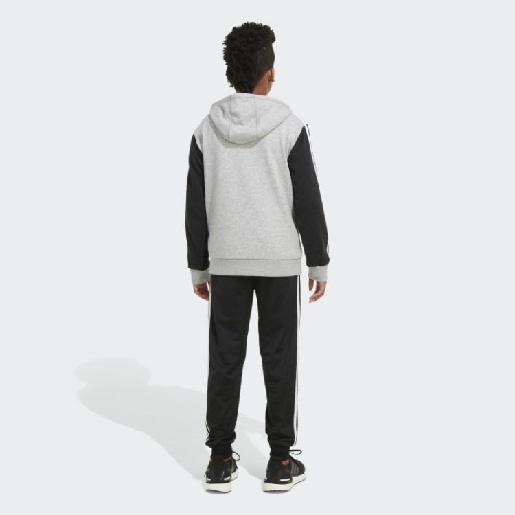 Capuz Cinza Médio Adidas Clrblk Ft Jkt