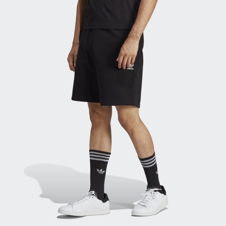 Bermuda Essencial Trefoil Adidas Preta
