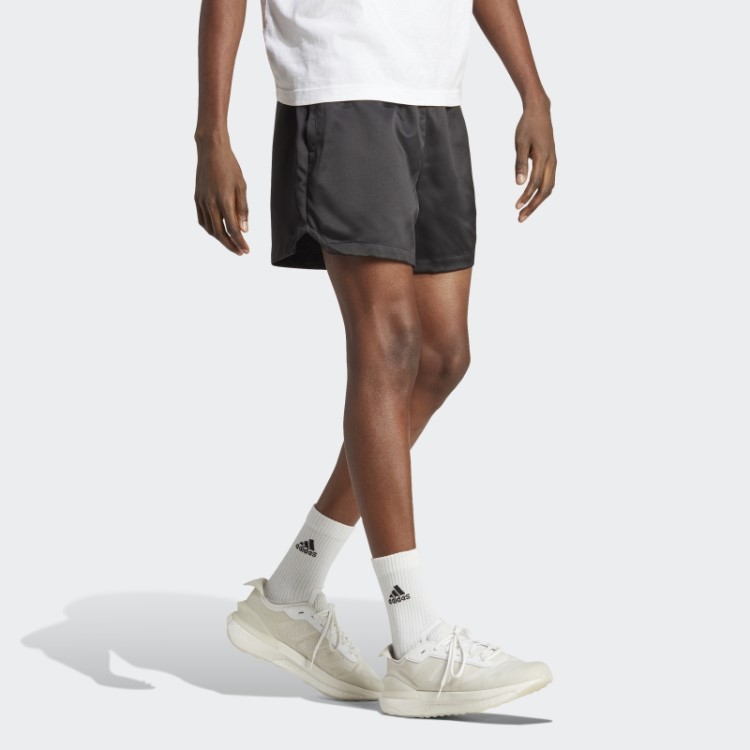 Bermuda De Cetim Preta Adidas