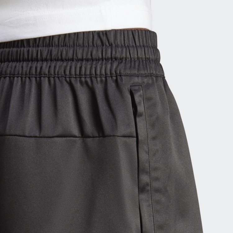 Bermuda De Cetim Preta Adidas