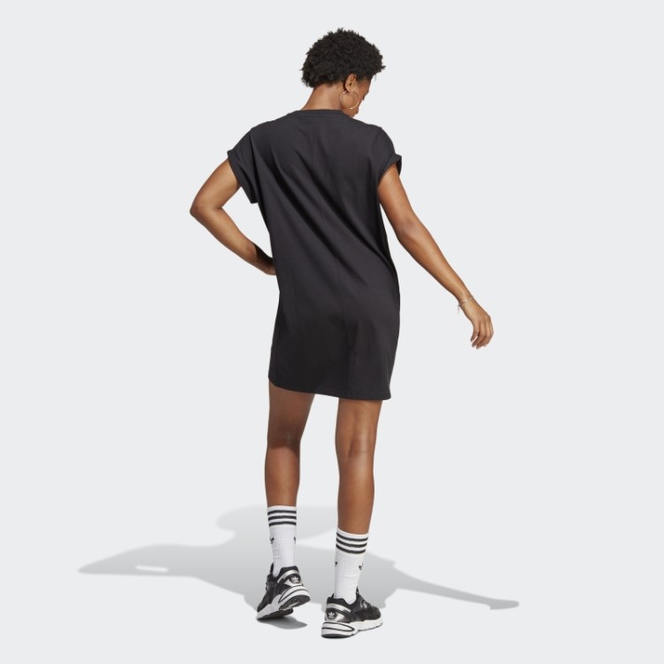 Adidas Vestido Preto Adicolor Classics Trefoil