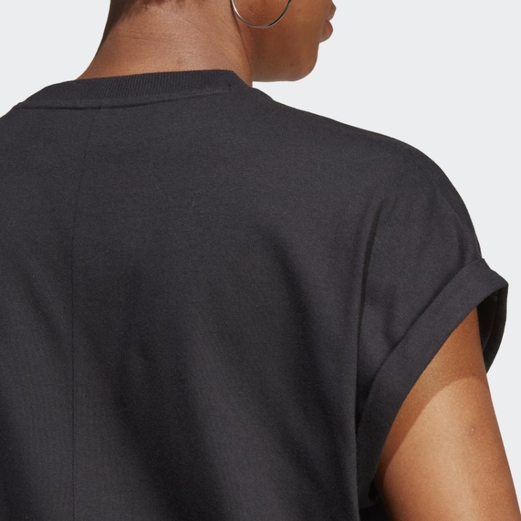 Vestido Adicolor Classics Com Trevo Preto Adidas