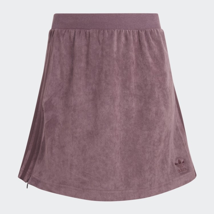 Saia De Camurça Clássica Adicolor Marrom Adidas