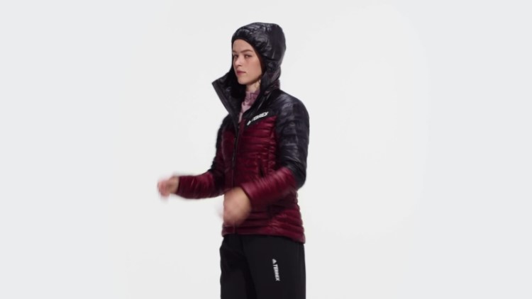 Jaqueta Vermelha Techrock Com Capuz O Ano Todo Adidas