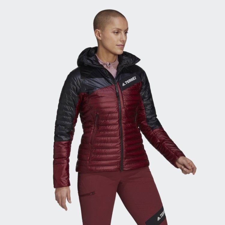Jaqueta Vermelha Techrock Com Capuz O Ano Todo Adidas