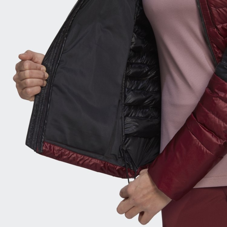 Jaqueta Vermelha Techrock Com Capuz O Ano Todo Adidas