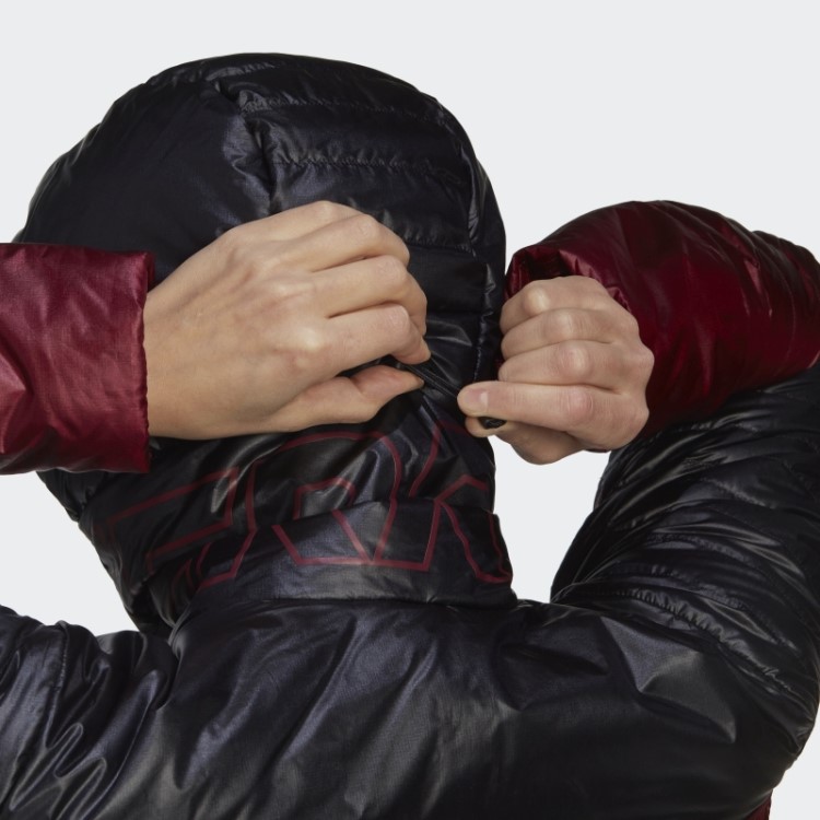Jaqueta Vermelha Techrock Com Capuz O Ano Todo Adidas
