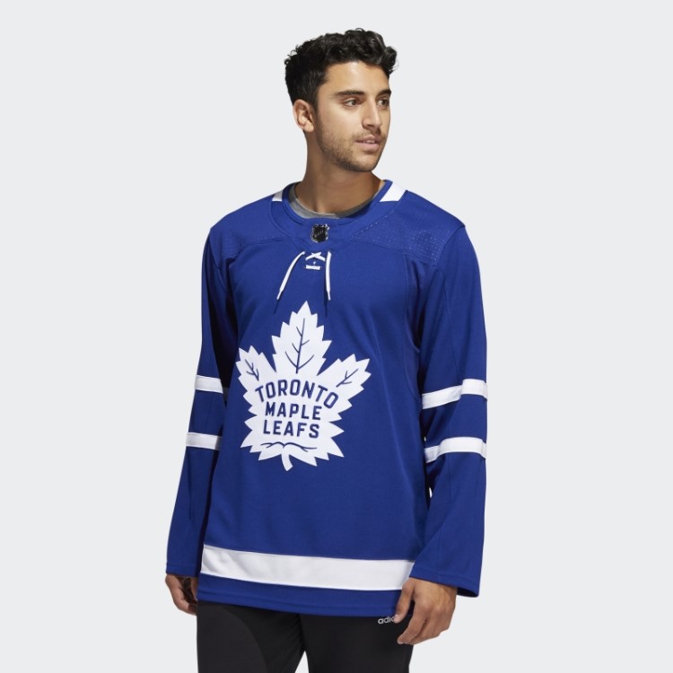 Adidas Royal 08 Ccm-sld Maple Leafs Home Autêntico Jersey