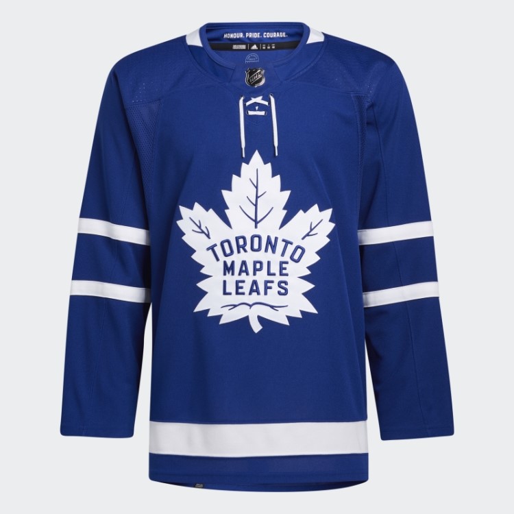 Adidas Royal 08 Ccm-sld Maple Leafs Home Autêntico Jersey
