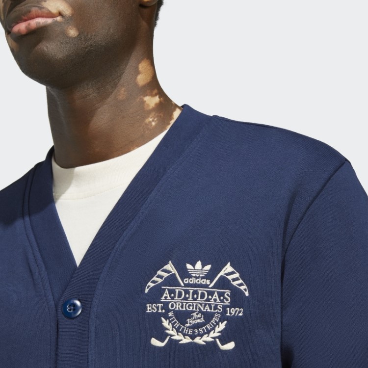 Arquivo Gráfico Quente Da Adidas Cardigan Night Indigo