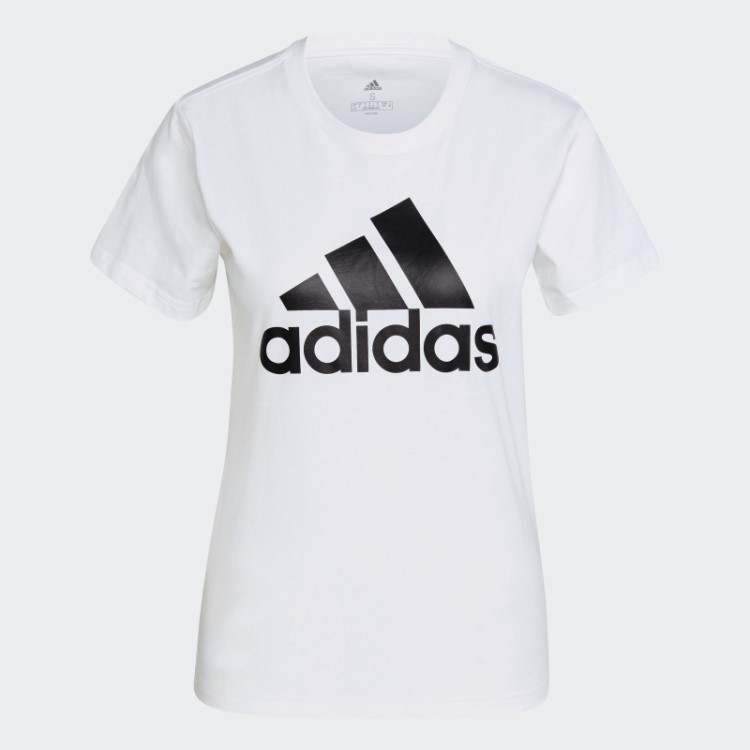Camiseta Adidas Essentials Com Logo Preta Estilosa