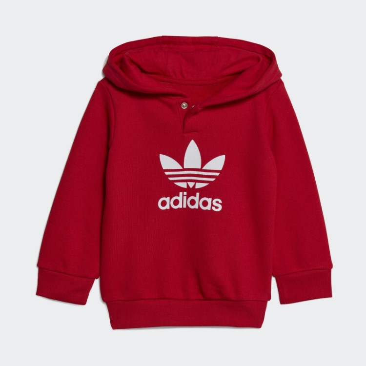 Conjunto De Moletom Adidas Adicolor Escarlate