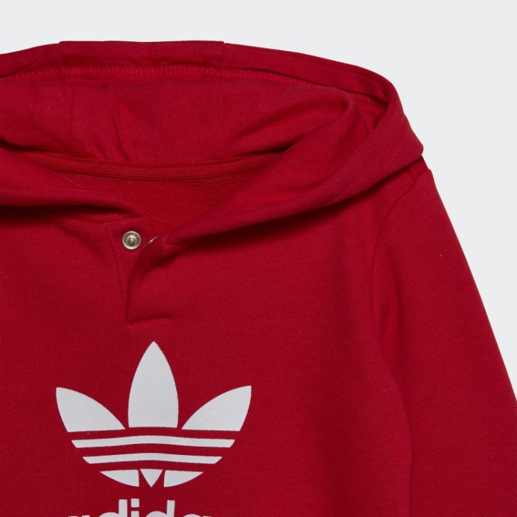 Conjunto De Moletom Adidas Adicolor Escarlate