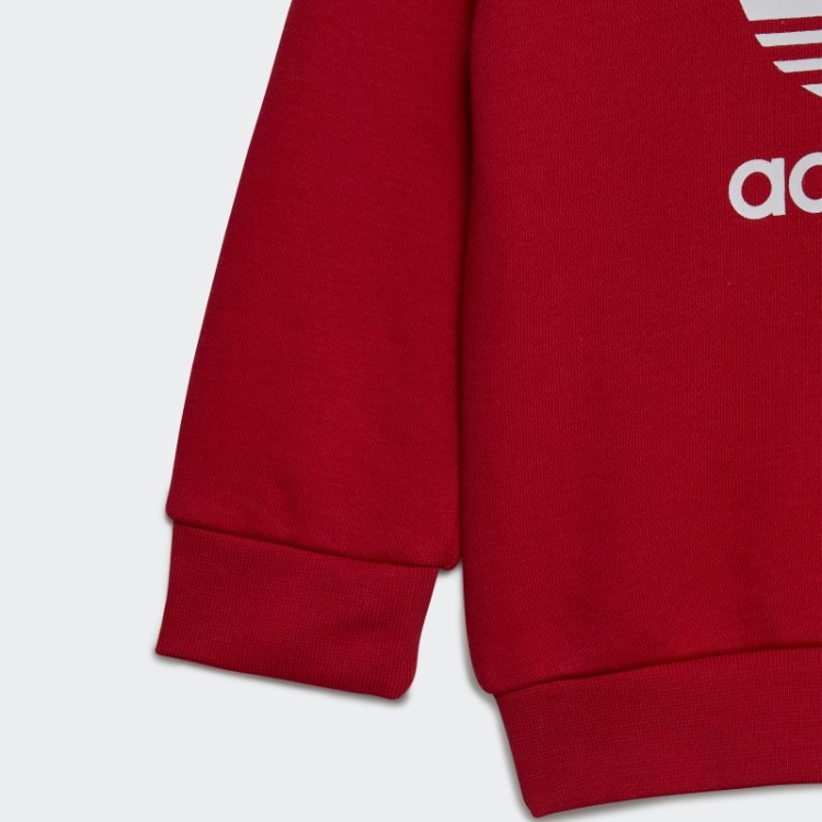 Conjunto De Moletom Adidas Adicolor Escarlate