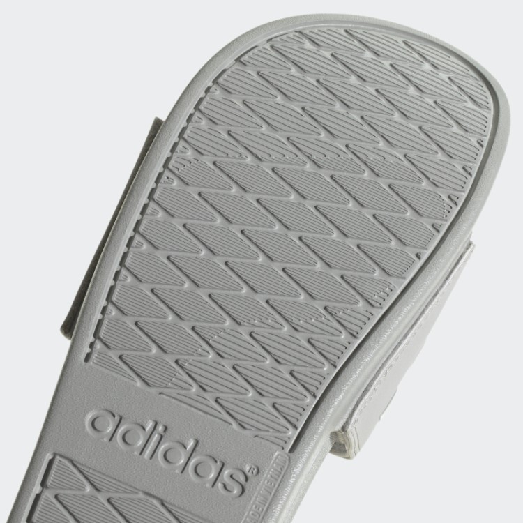 Chinelos De Conforto Adidas Adilette Prateados