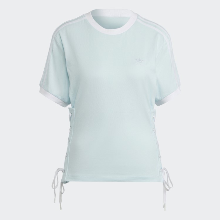 Camiseta Azul Adidas Sempre Original Com Cadarço