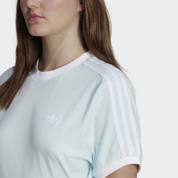 Camiseta Azul Sempre Original Com Cadarço Adidas