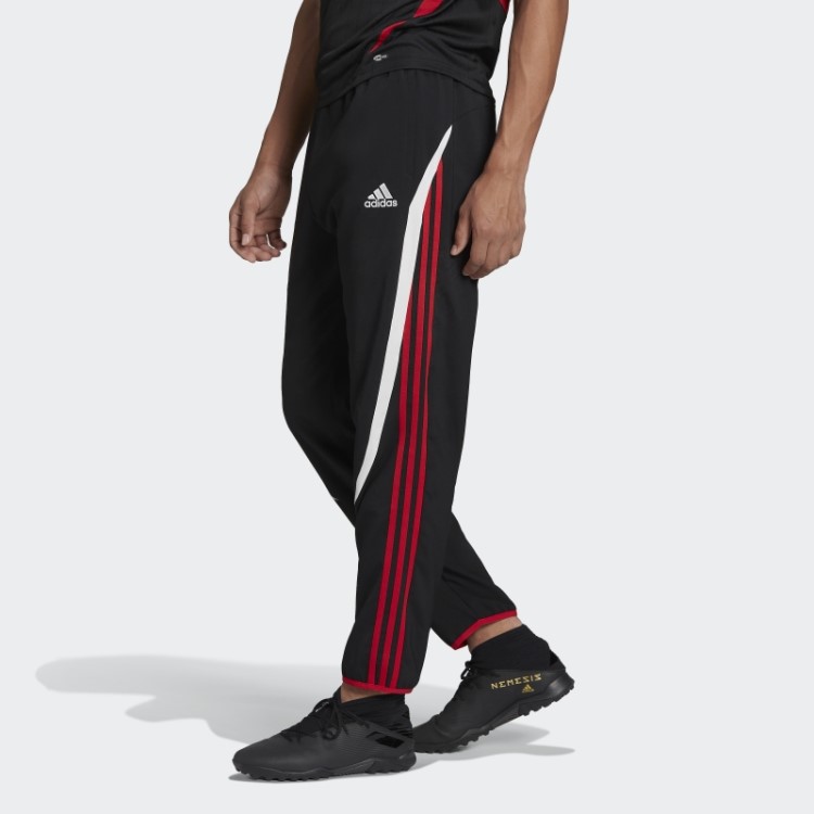 Manchester United Teamgeist Cueca De Treino Preta Adidas