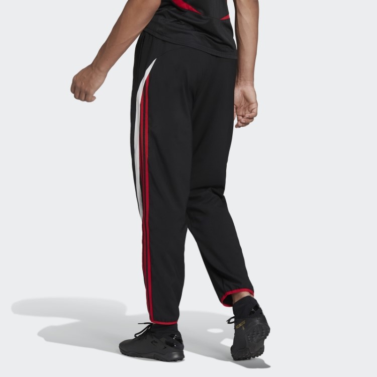 Manchester United Teamgeist Cueca De Treino Preta Adidas