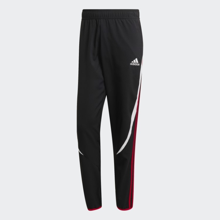 Manchester United Teamgeist Cueca De Treino Preta Adidas