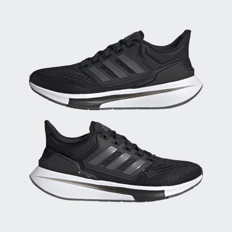 Tênis De Corrida Cinza Adidas Eq21 Estiloso