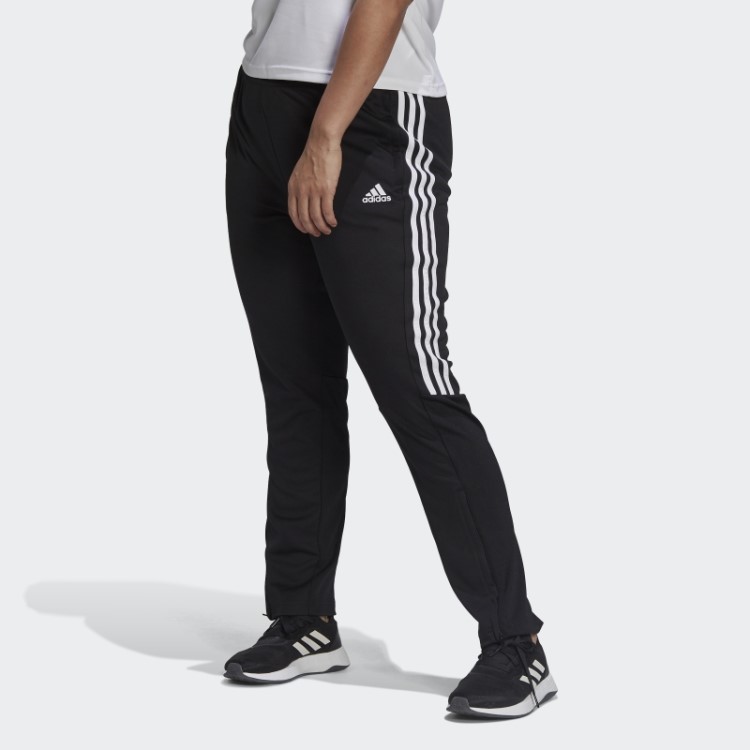 Calça Preta Adidas Aeroready Sereno Cut 3 Listras Slim Cônica (tamanho Grande)