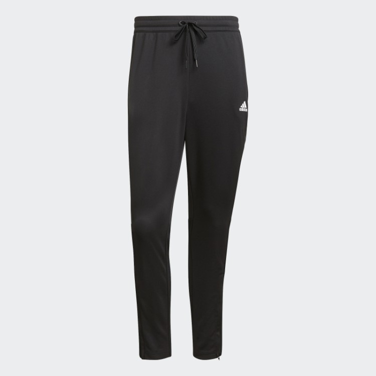 Calça Preta Adidas Aeroready Sereno Cut 3 Listras Slim Cônica (tamanho Grande)