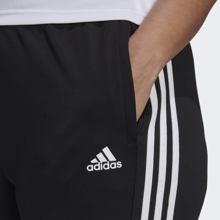 Calça Preta Adidas Aeroready Sereno Cut 3 Listras Slim Cônica (tamanho Grande)