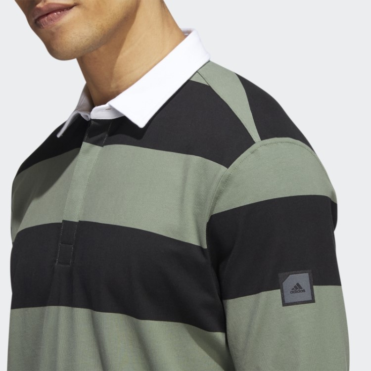 Adidas Camisa Polo Preta Adicross Manga Longa