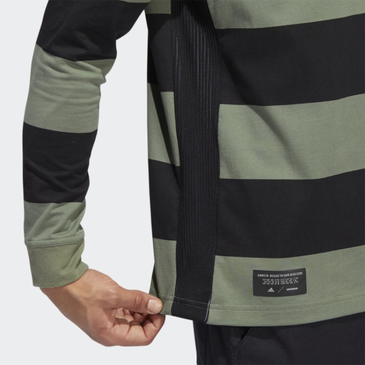 Adidas Camisa Polo Preta Adicross Manga Longa