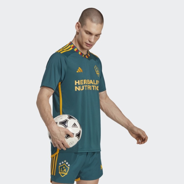 Moda Adidas La Galaxy 23/24 Away Jersey Ouro