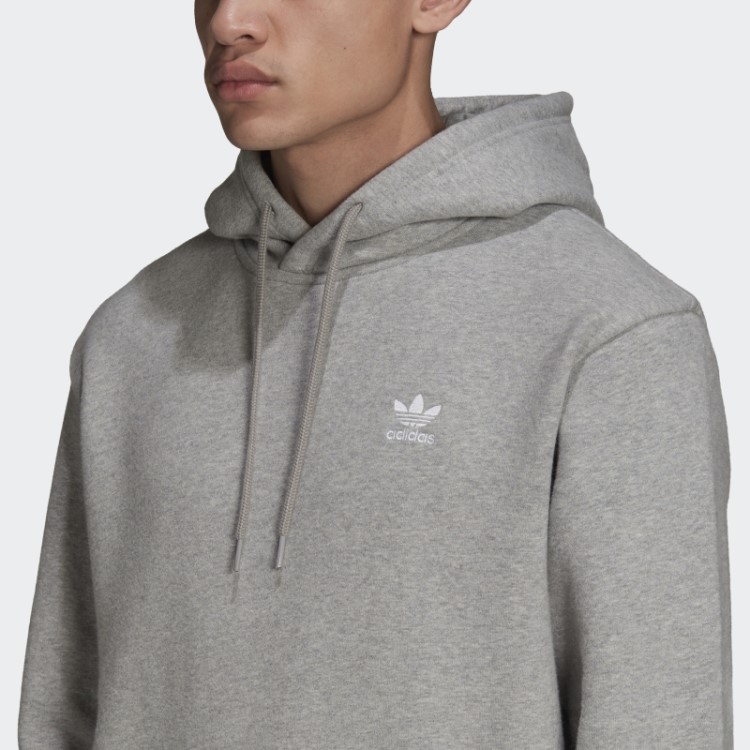 Moletom Cinza Médio Adidas Adicolor Essentials Trefoil