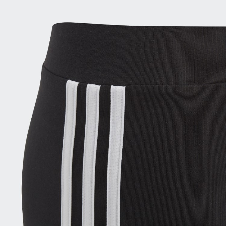 Essentials Meia-calça De Algodão Com As Três Listras Preta Adidas