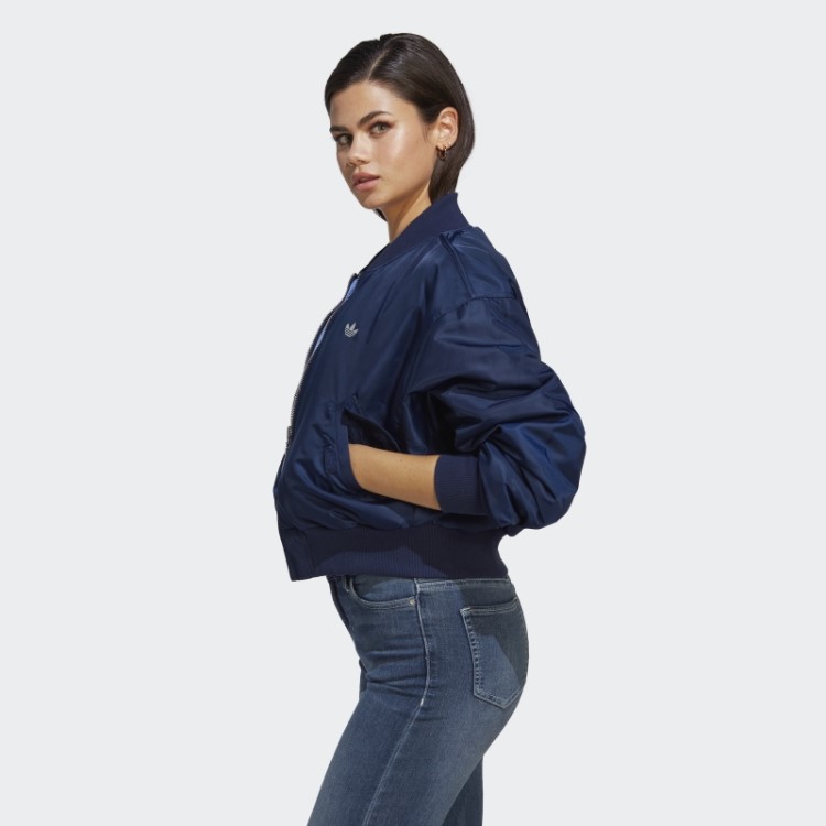 Jaqueta Bomber Original Reversível Adidas Night Indigo