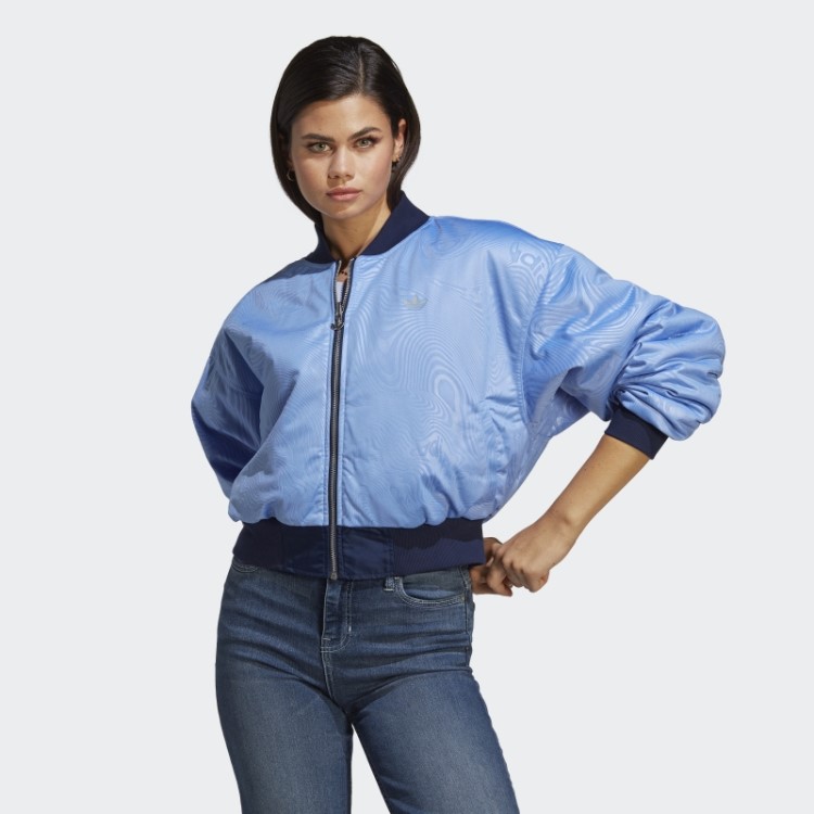 Jaqueta Bomber Original Reversível Adidas Night Indigo